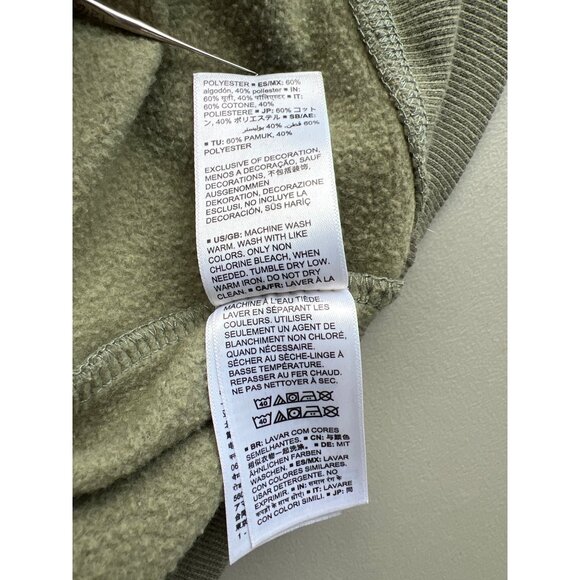Amazon Essentials Camo Pullover Sweatshirt Size XXL French Terry Fleece Relaxed - Picture 7 of 10
